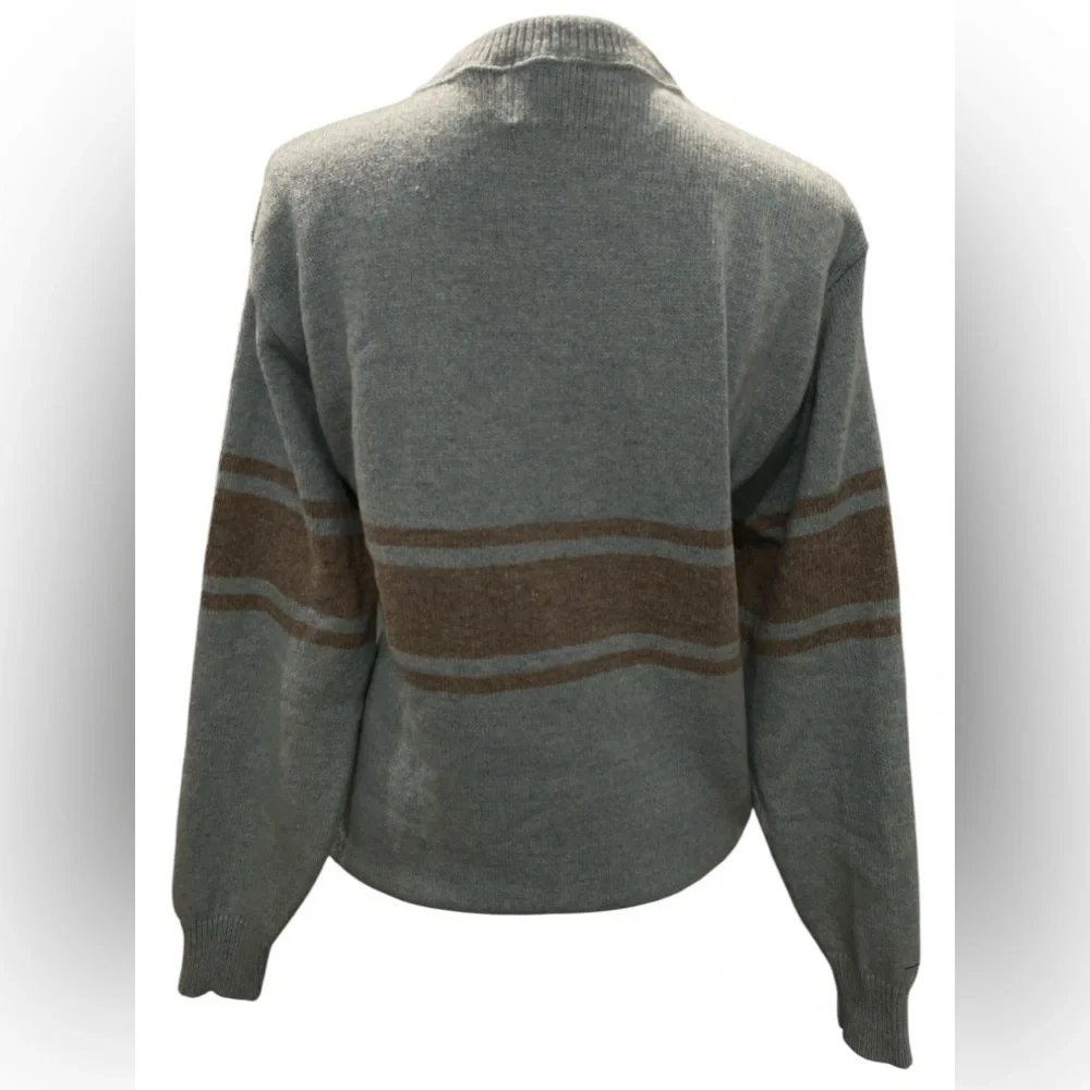 Vintage ASPETUCK TRADING CO. 50% Wool Men’s Striped Sweater Size M